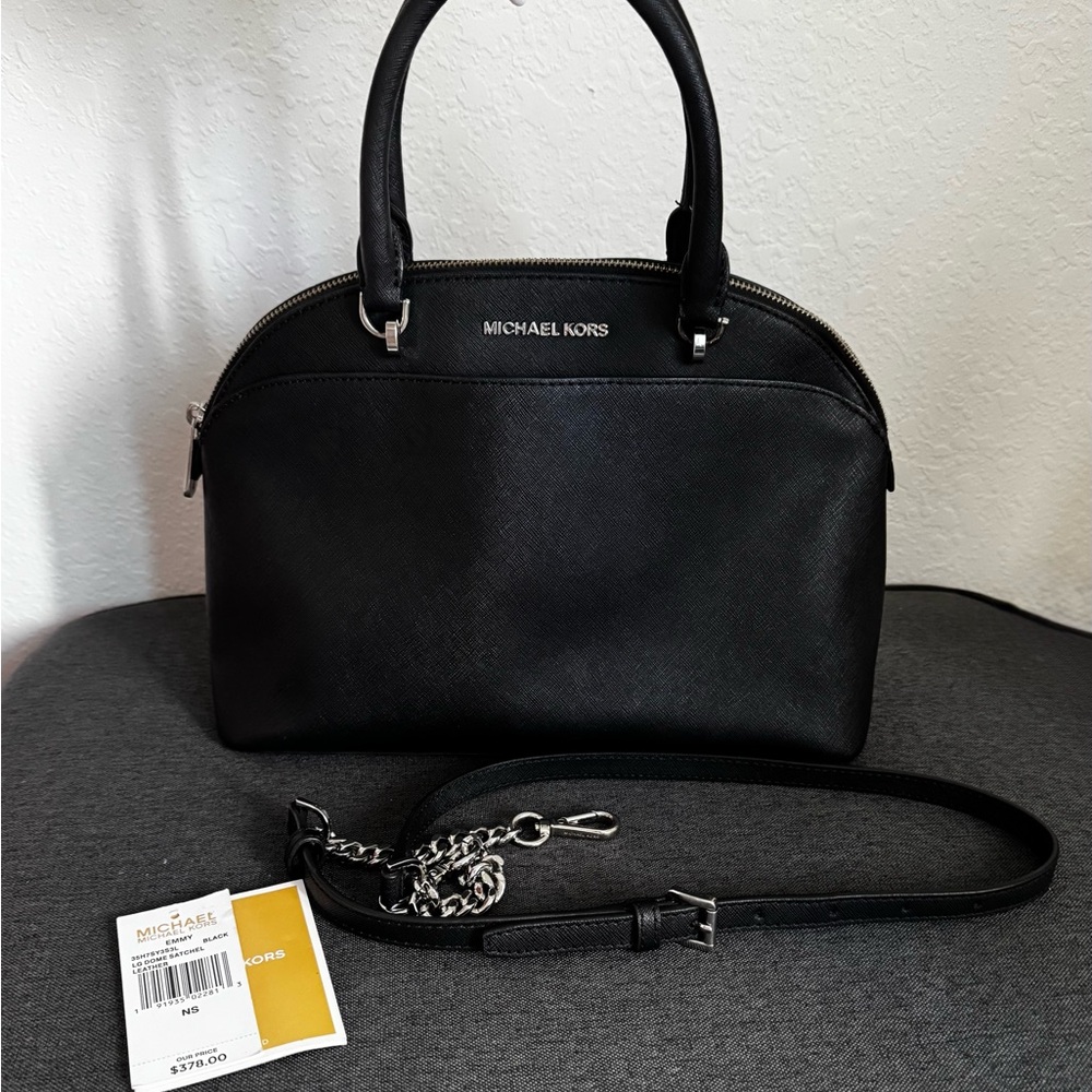Michael Kors Black Satchel Bag